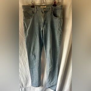 Levi’s 721 High Rise Skinny Blue Jeans Womens 31 Light Wash Denim
